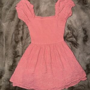 Hollister Pink Eyelet Jumpsuit